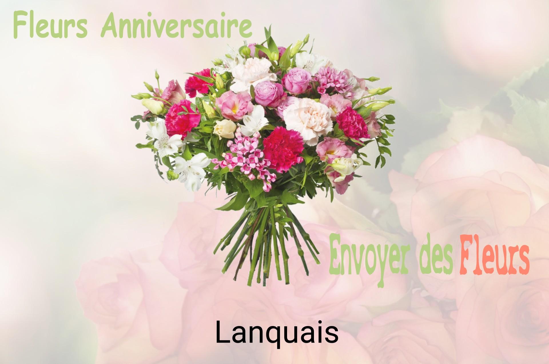 Bouquet de fleurs d’anniversaire livré à Lanquais